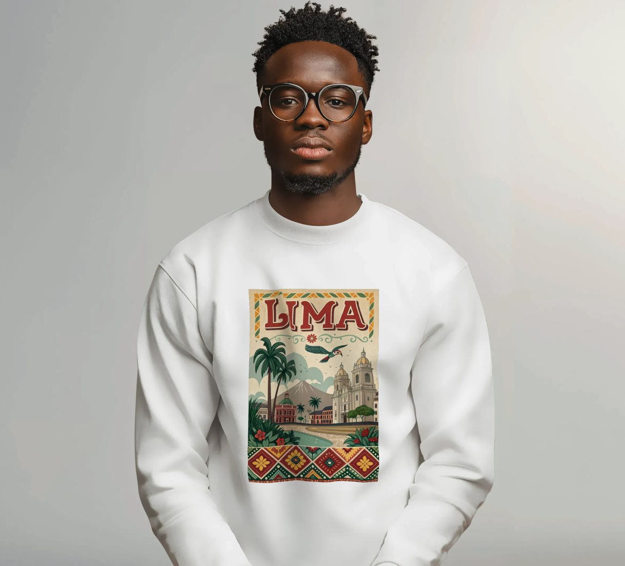 Cartel Lima vintage sudadera de ARTVI-SHOP