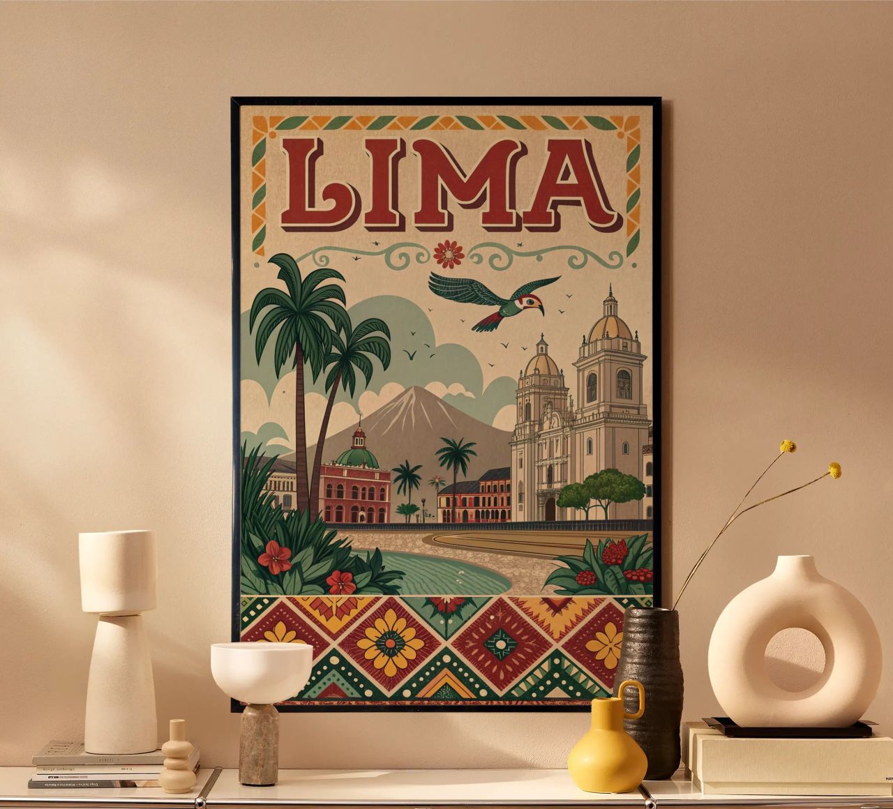 Cartel Lima vintage poster de ARTVI-SHOP