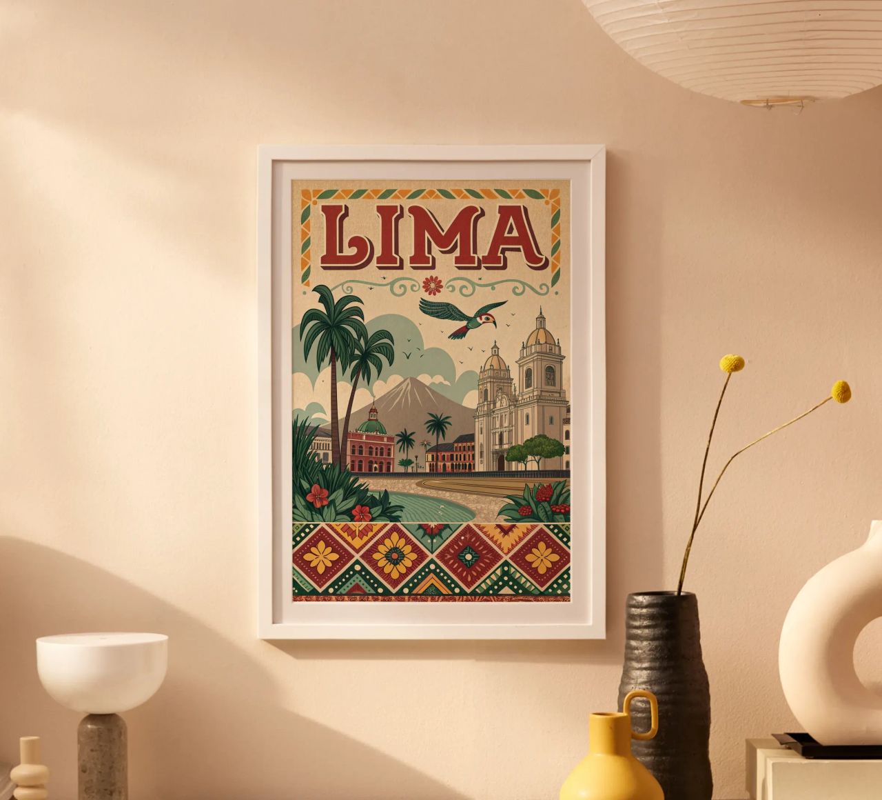 Cartel Lima vintage poster de ARTVI-SHOP