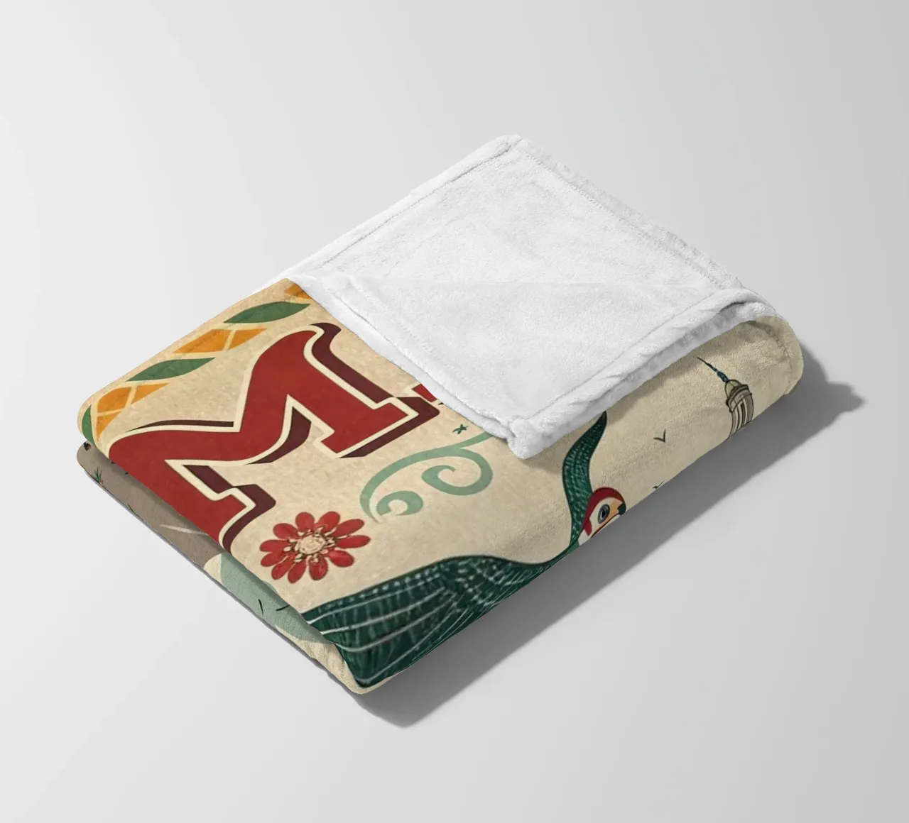 Poster d'epoca di Lima coperta in pile da ARTVI-SHOP