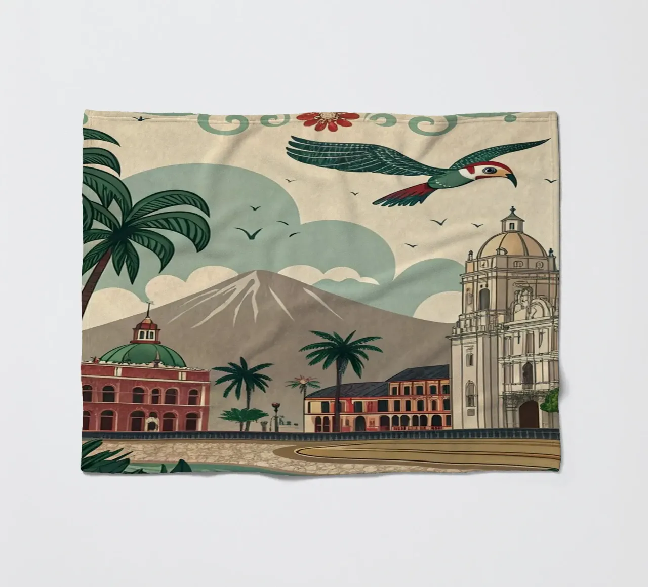 Poster d'epoca di Lima coperta in pile da ARTVI-SHOP