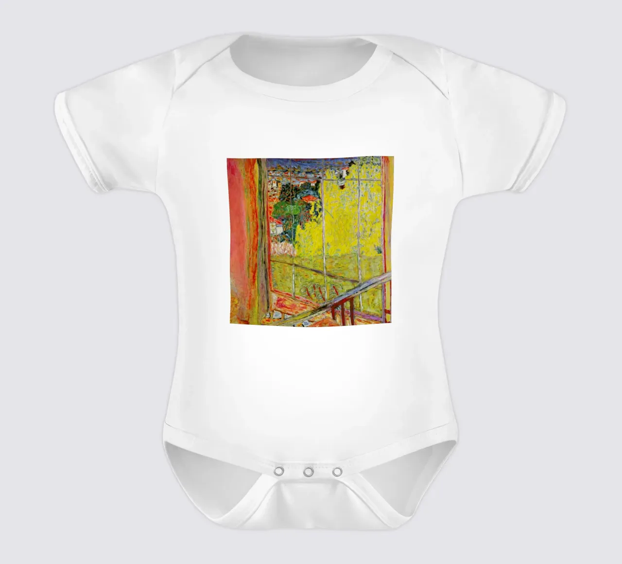 Bonnard - The Studio with Mimosa body neonato maniche corte da ARTOTHEK