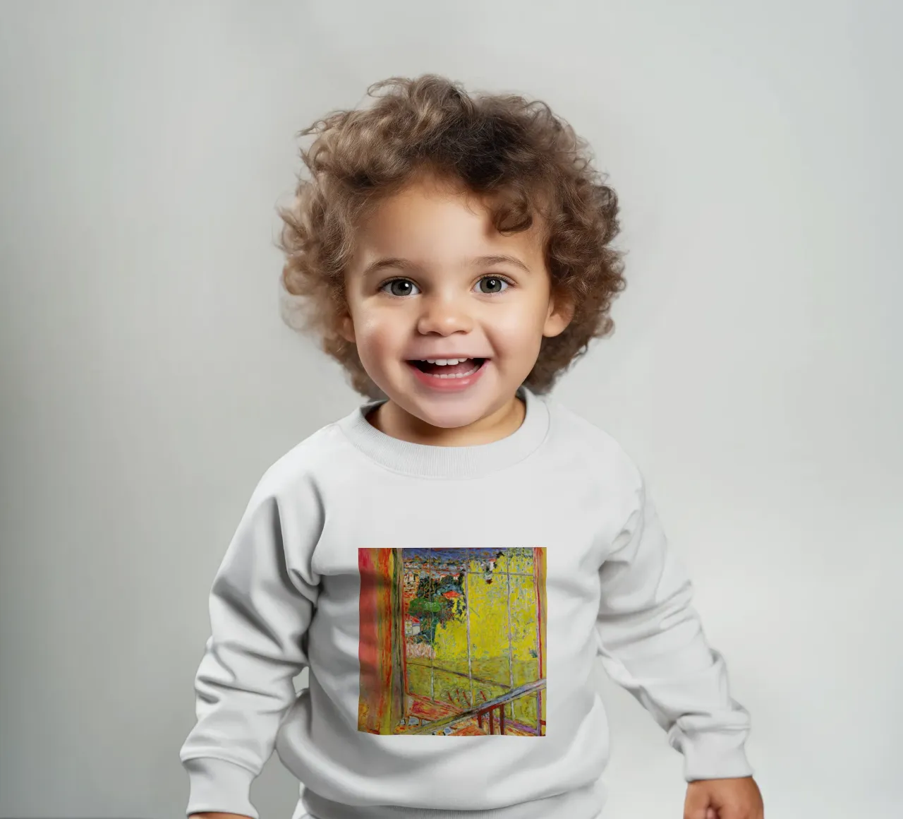 Bonnard - The Studio with Mimosa felpa neonato da ARTOTHEK