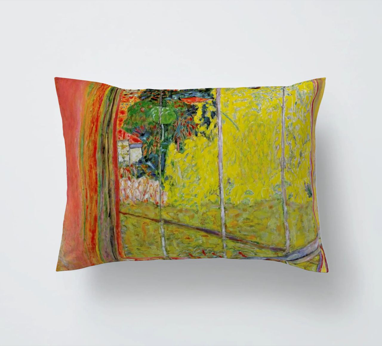 Bonnard - The Studio with Mimosa cuscino da ARTOTHEK