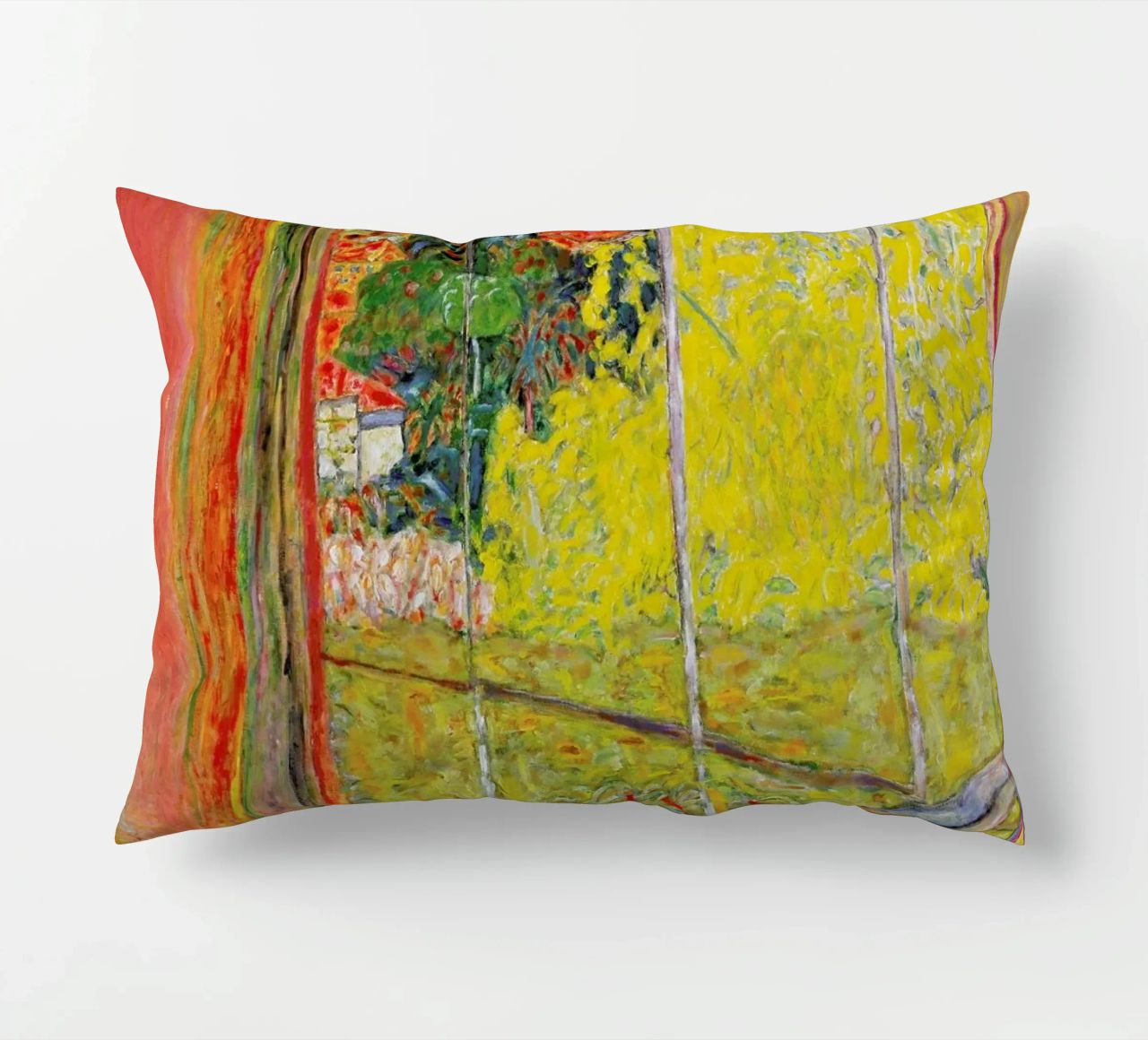 Bonnard - The Studio with Mimosa cuscino da ARTOTHEK