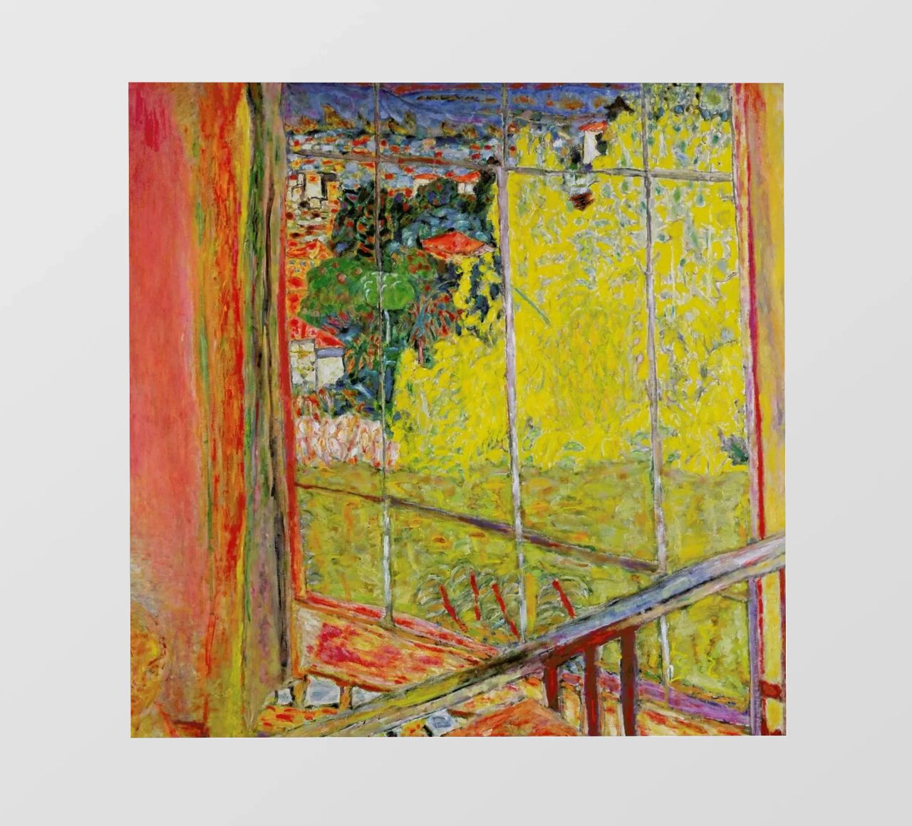 Bonnard - The Studio with Mimosa pellicola backlit da ARTOTHEK