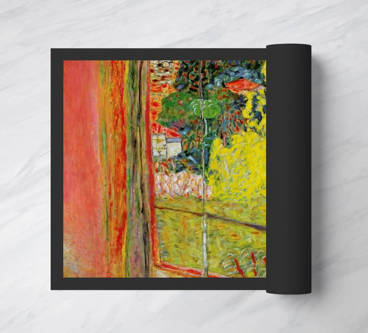 Bonnard - The Studio with Mimosa doormat by ARTOTHEK