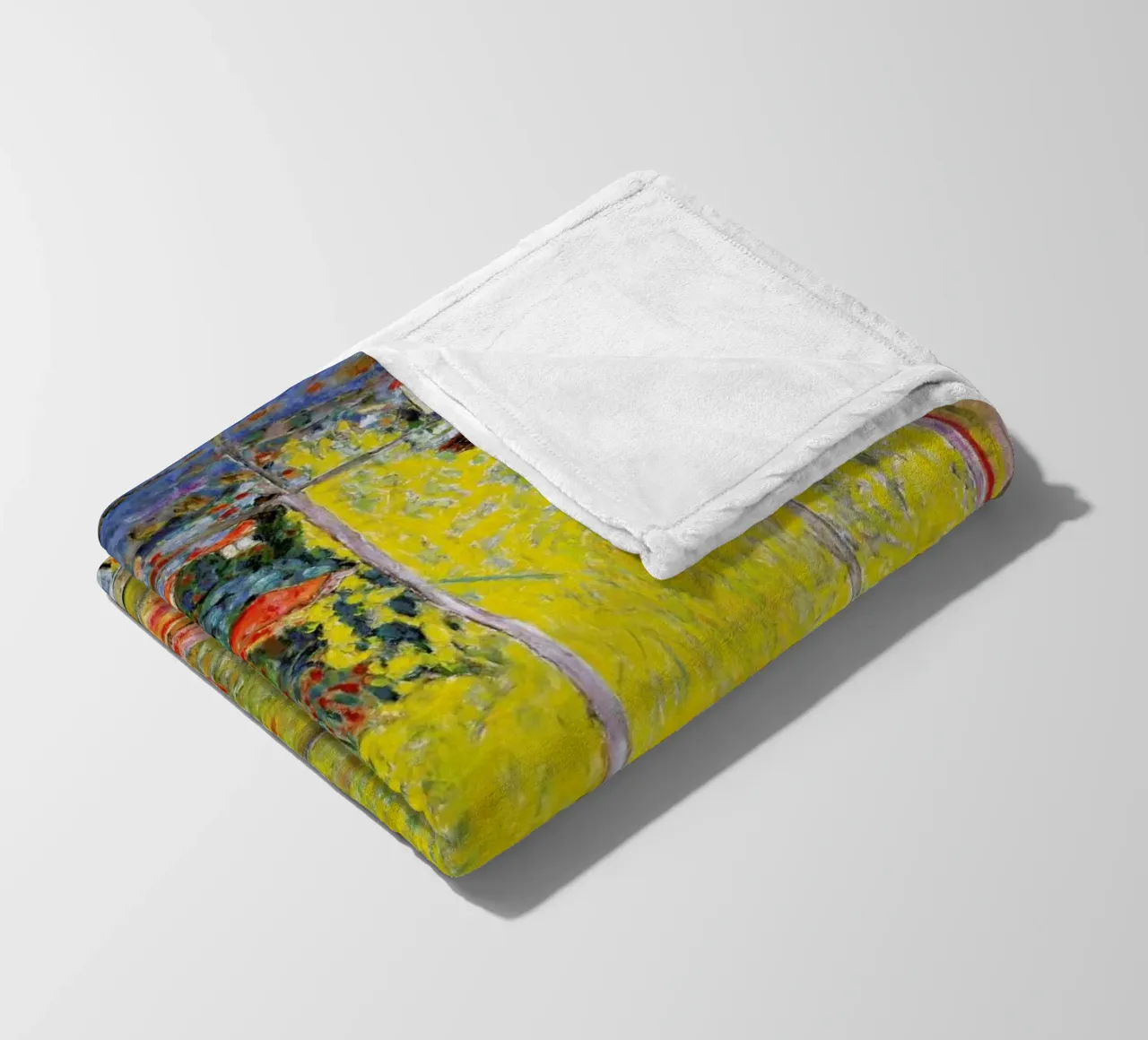 Bonnard - The Studio with Mimosa coperta in pile da ARTOTHEK