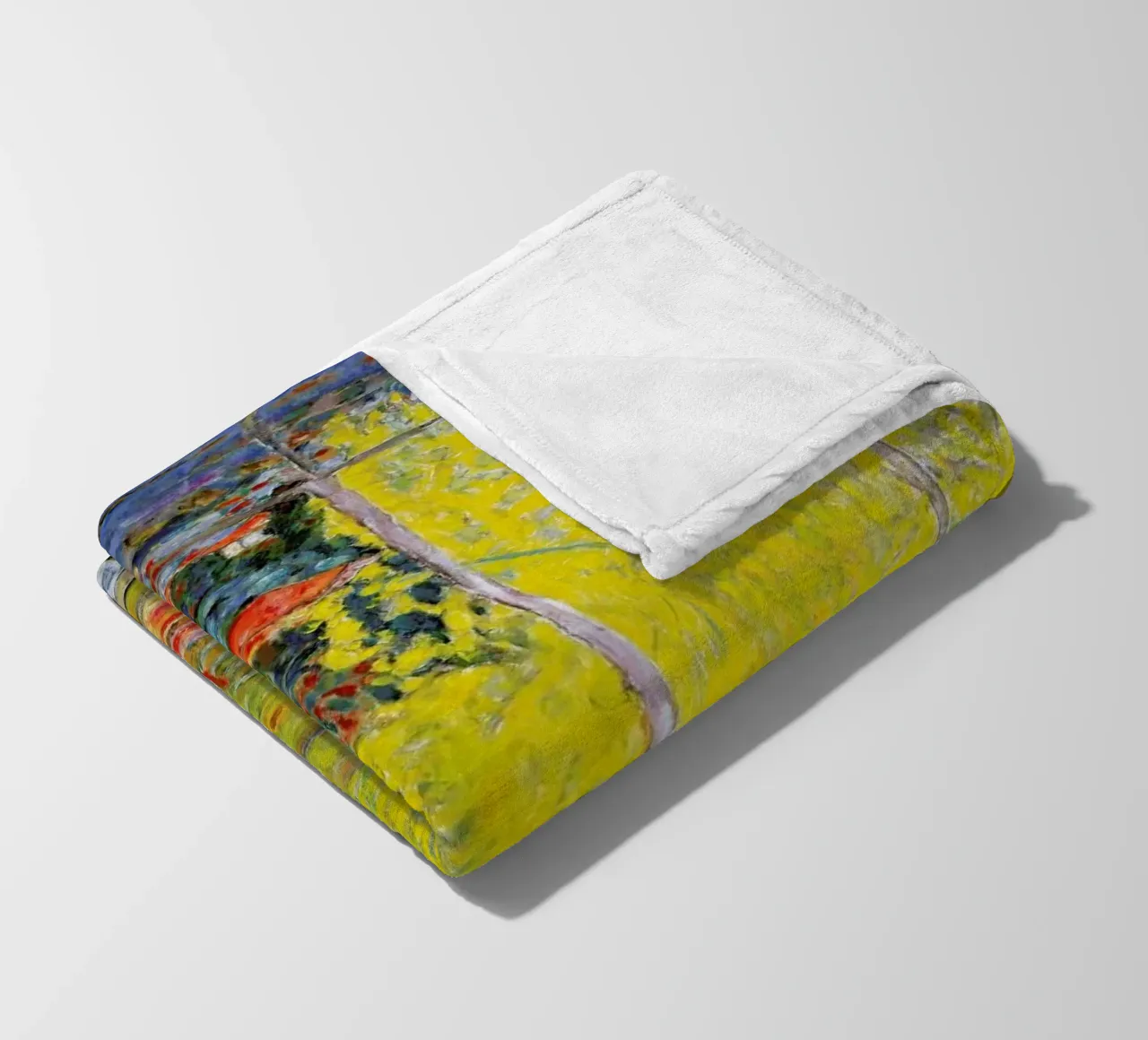 Bonnard - The Studio with Mimosa coperta in pile da ARTOTHEK