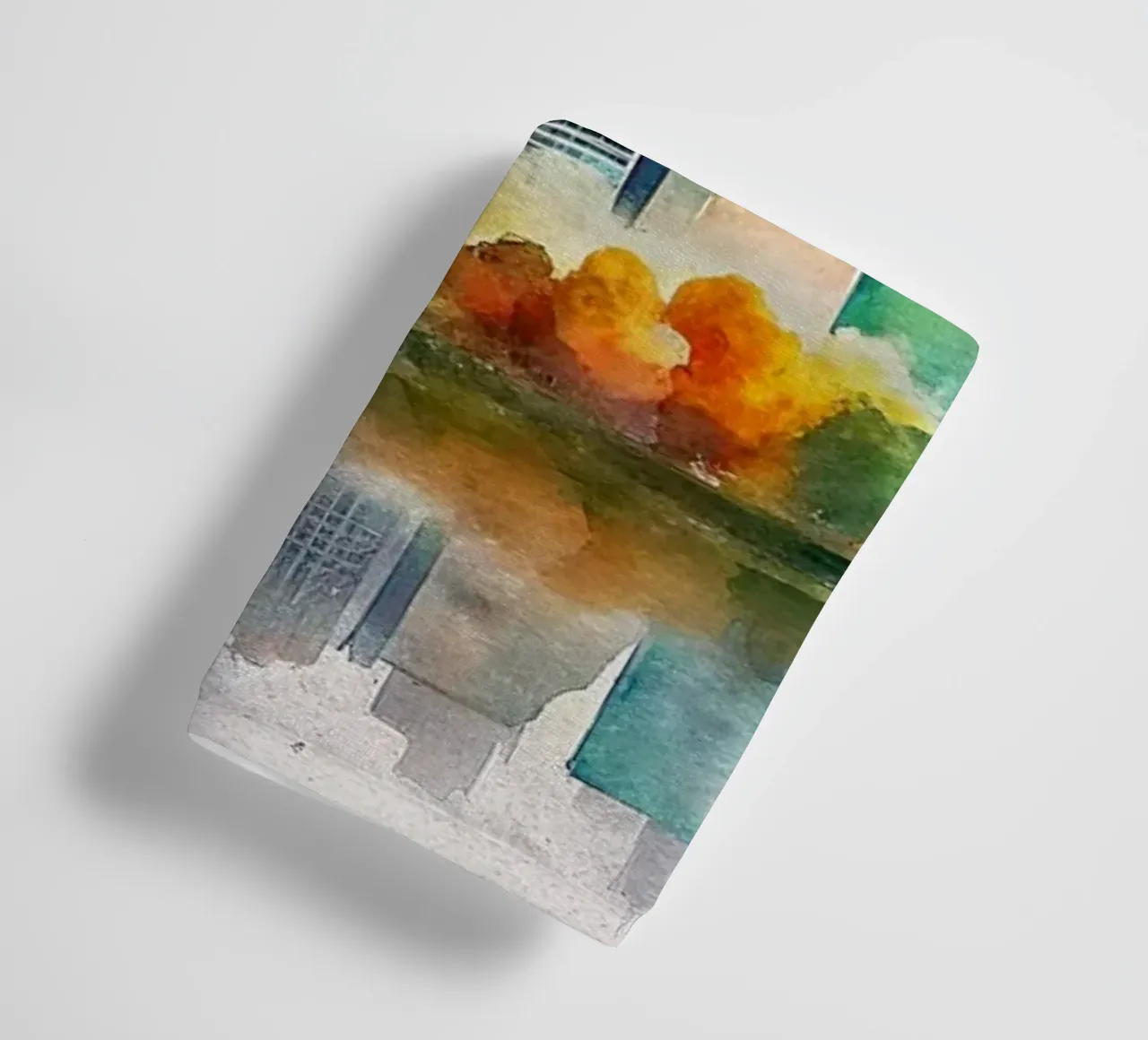 Lo skyline di New York in acquerello asciugamano da bagno da ARTVI-SHOP
