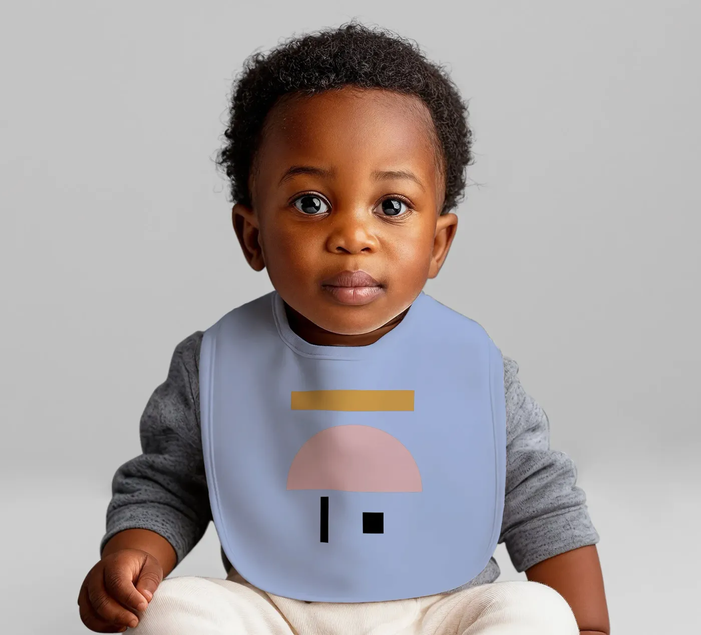 Communicate Babylätzchen von Rose Beck Art