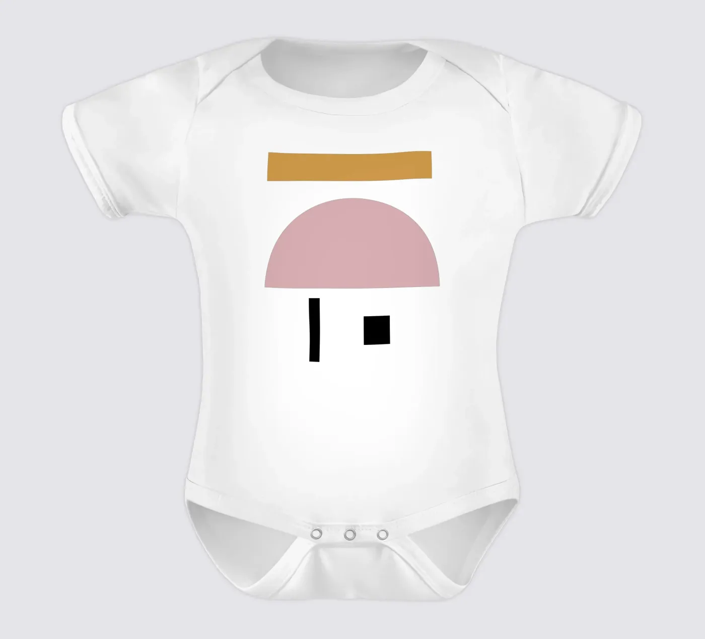 Communicate Kurzarm Babybody von Rose Beck Art
