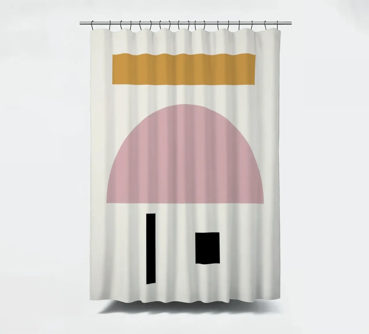 Communicate Duschvorhang von Rose Beck Art