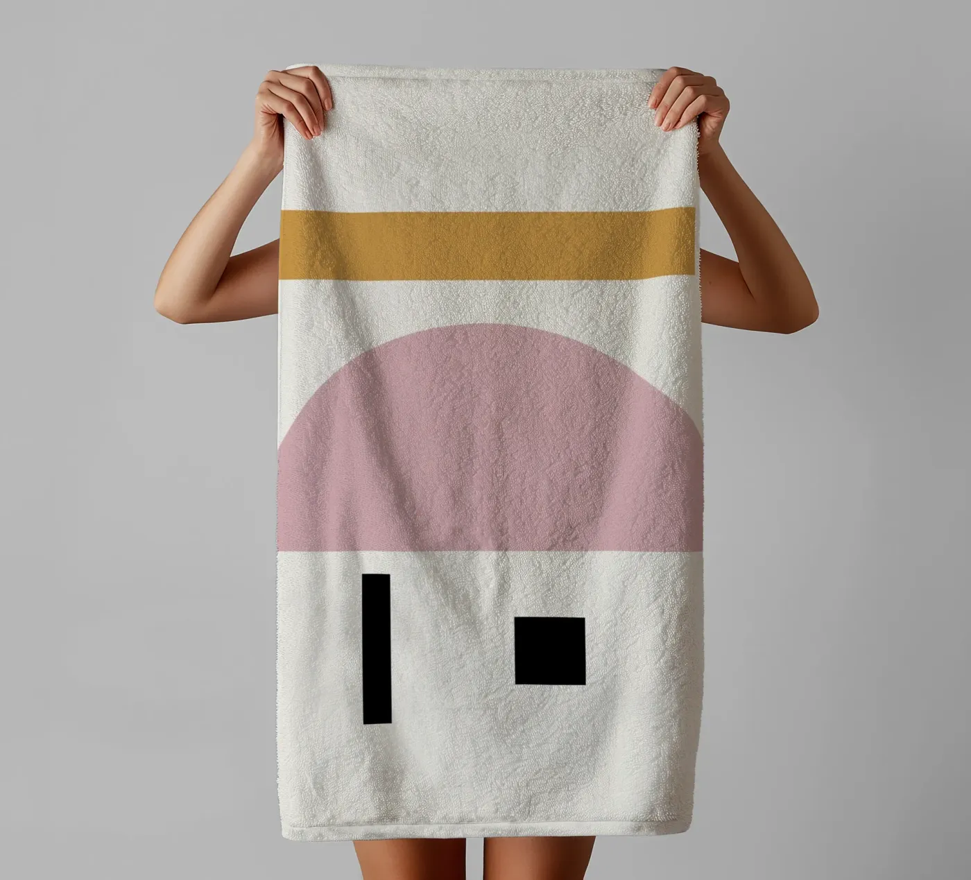Communicate towel by Rose Beck Art
