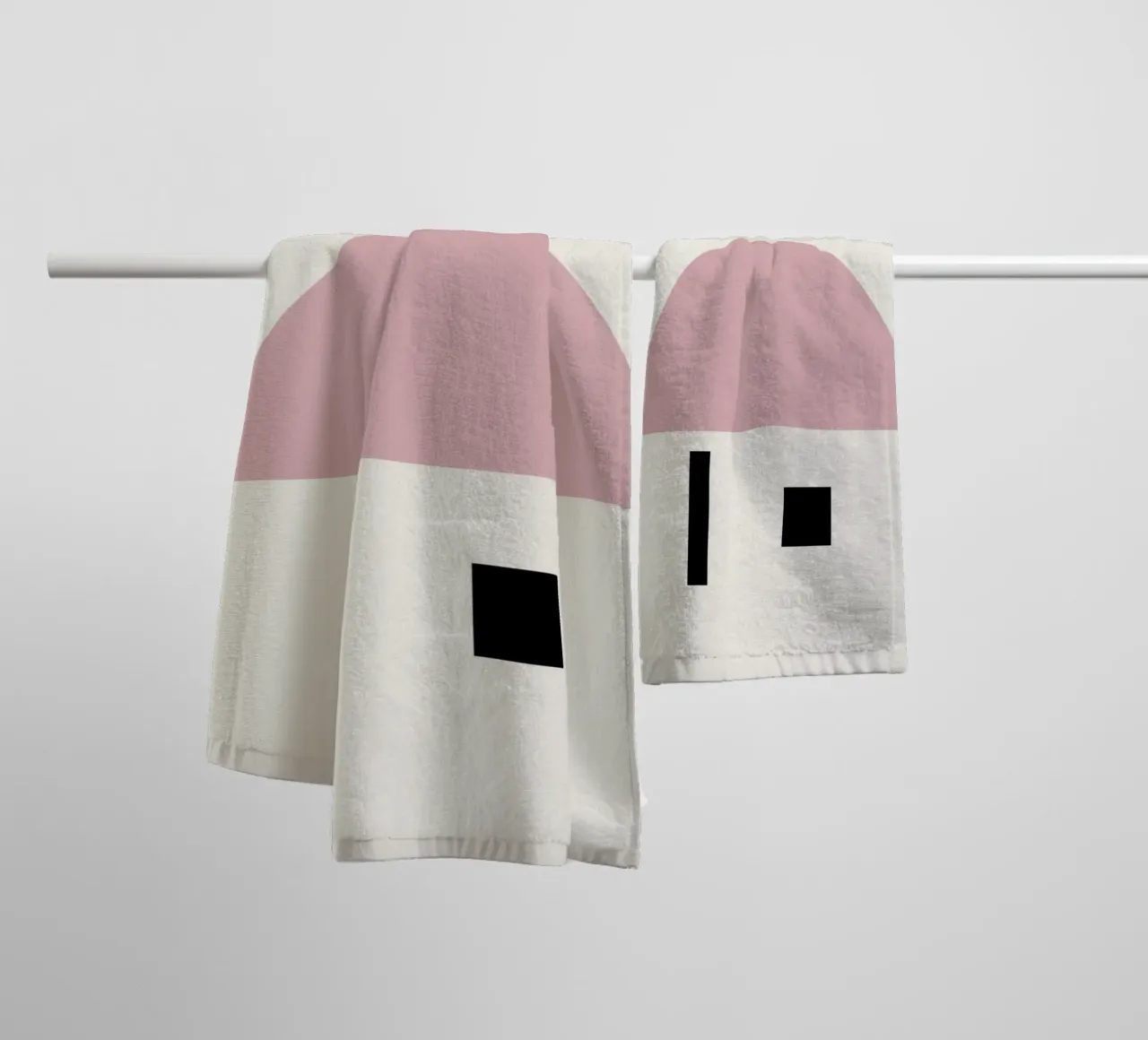 Comunicare asciugamano da bagno da Rose Beck Art
