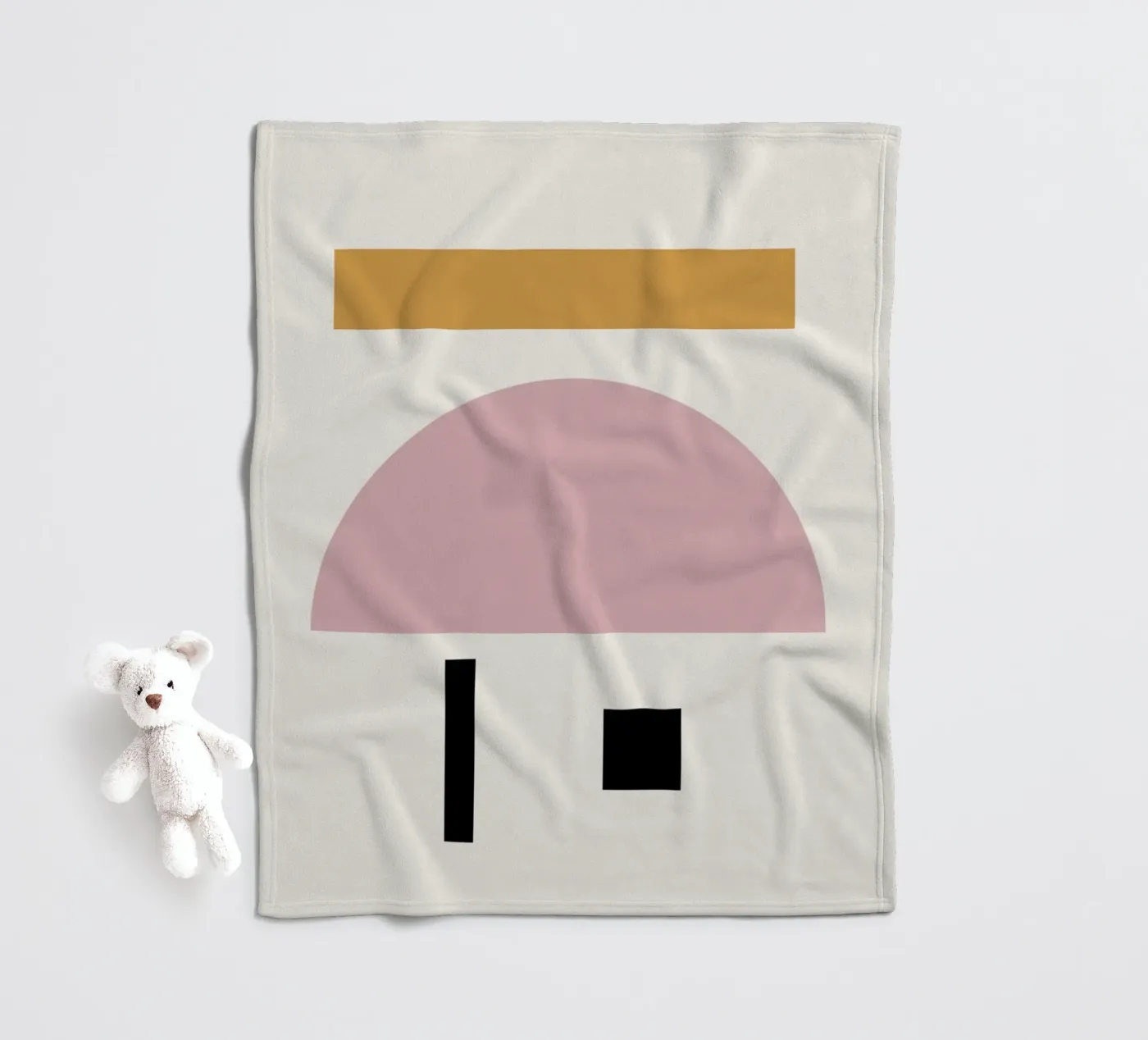 Communicate fleece blanket by Rose Beck Art