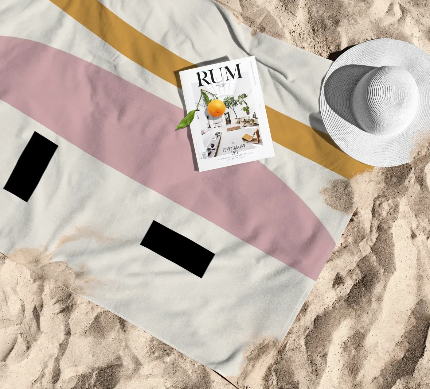 Communicate serviette de plage de Rose Beck Art