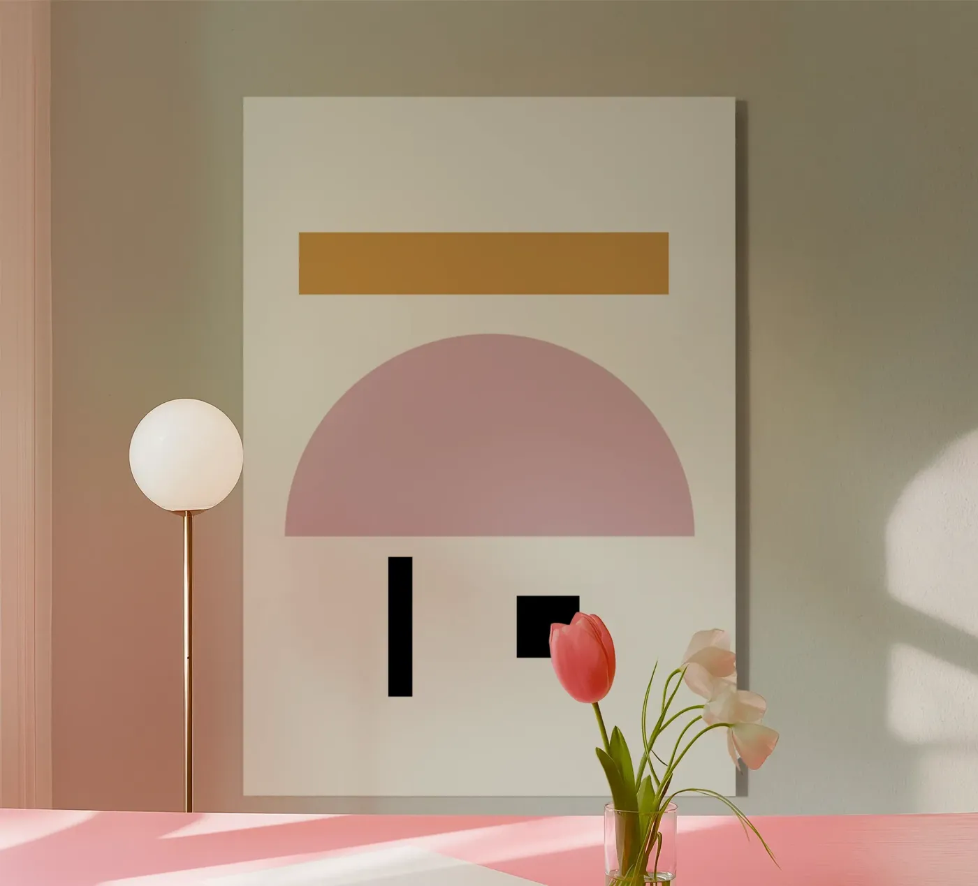 Communicate acryl van Rose Beck Art