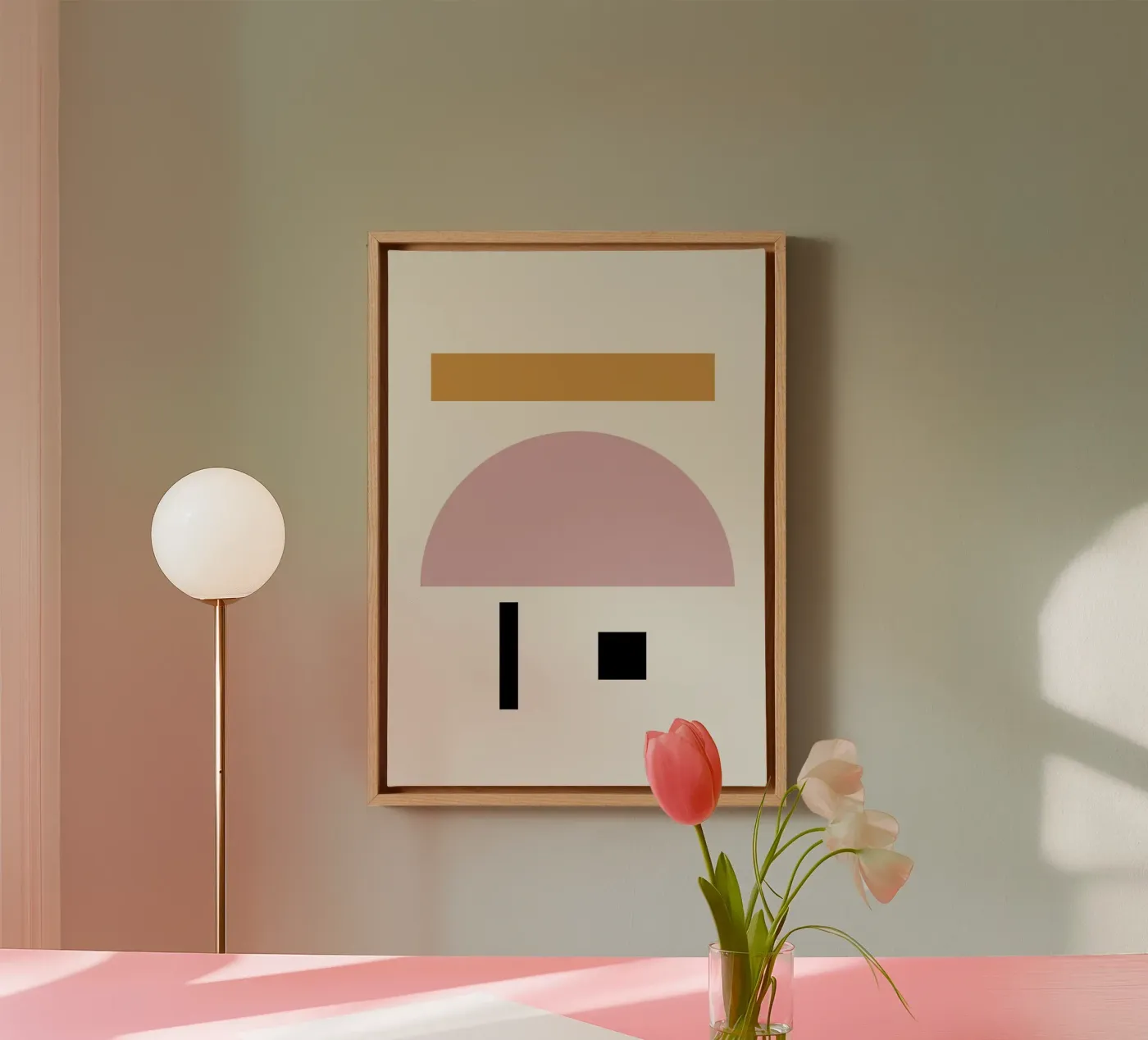 Communiceer canvas van Rose Beck Art