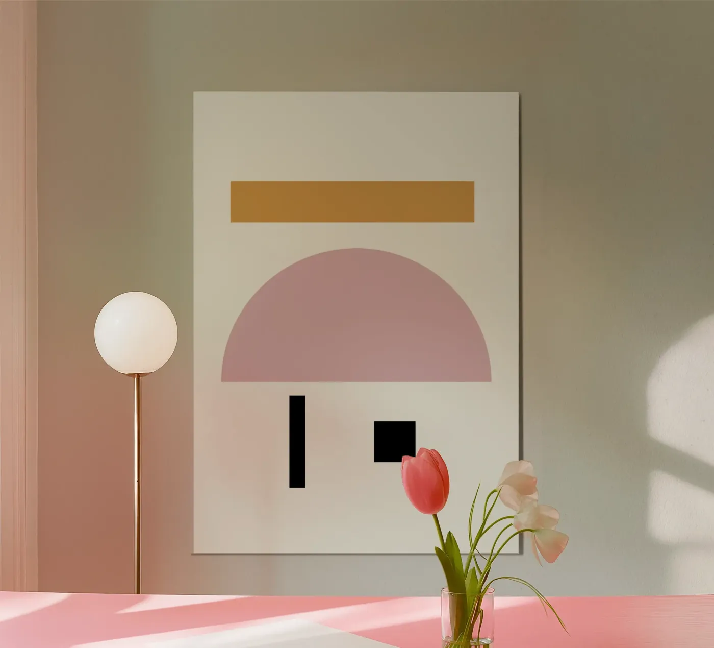 Communiceer poster van Rose Beck Art