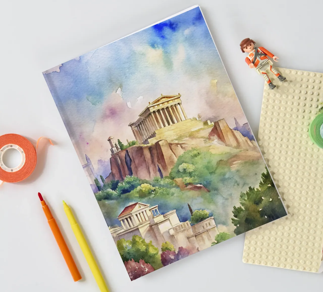 The Parthenon Greece notebook by 🎁 ARTVI-SHOP