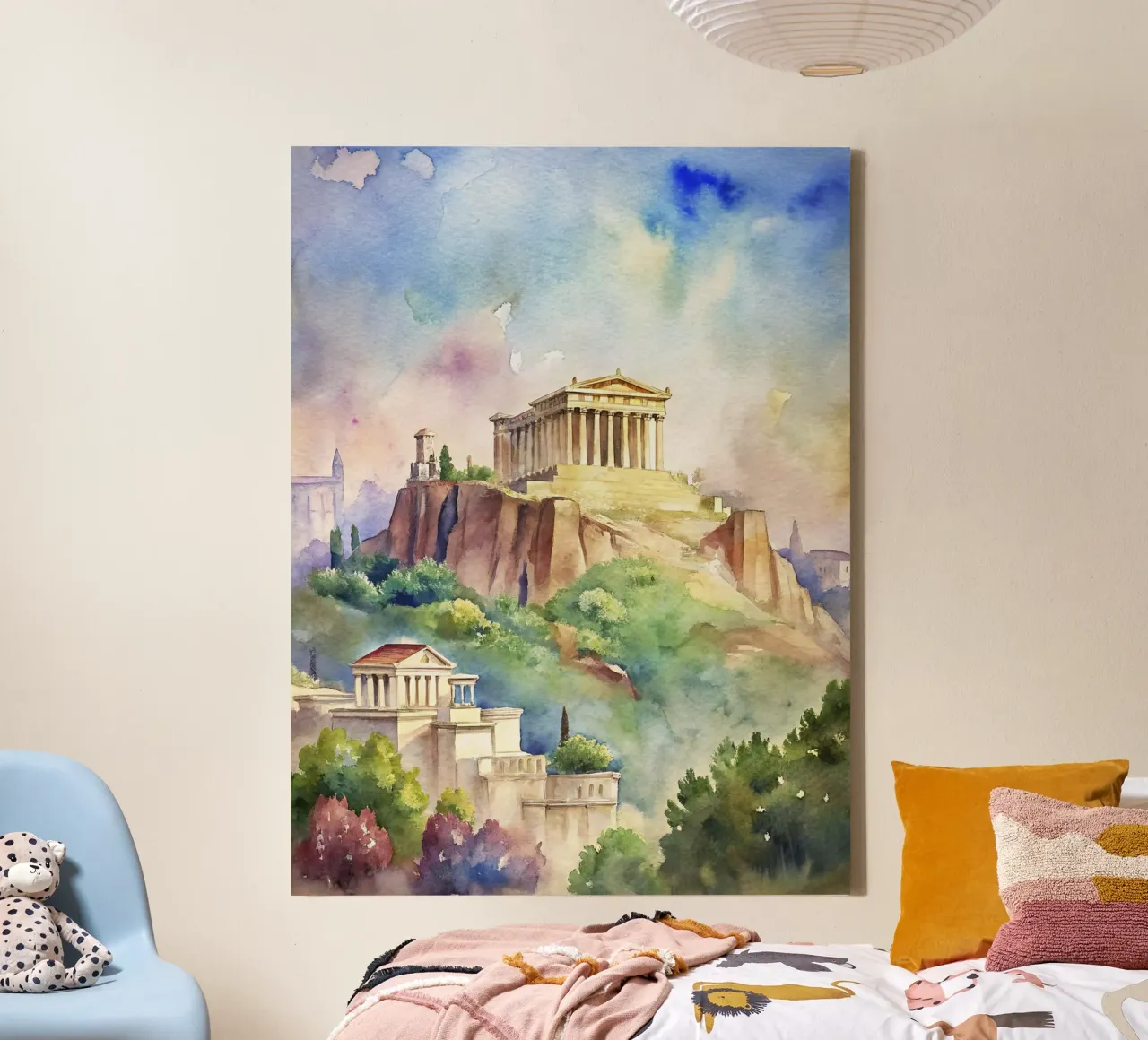 The Parthenon Greece canvas by 🎁 ARTVI-SHOP