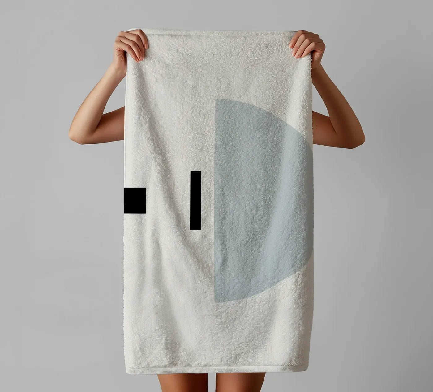 Communicate II towel by Rose Beck Art