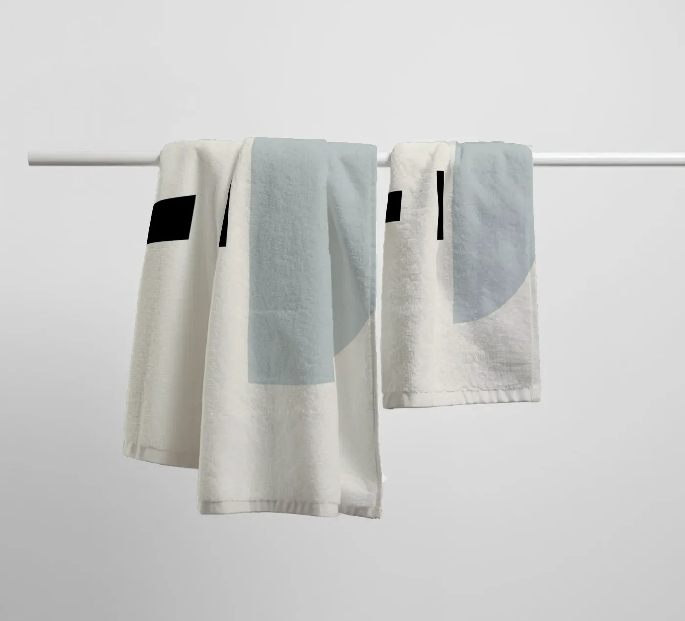 Communicate II towel by Rose Beck Art