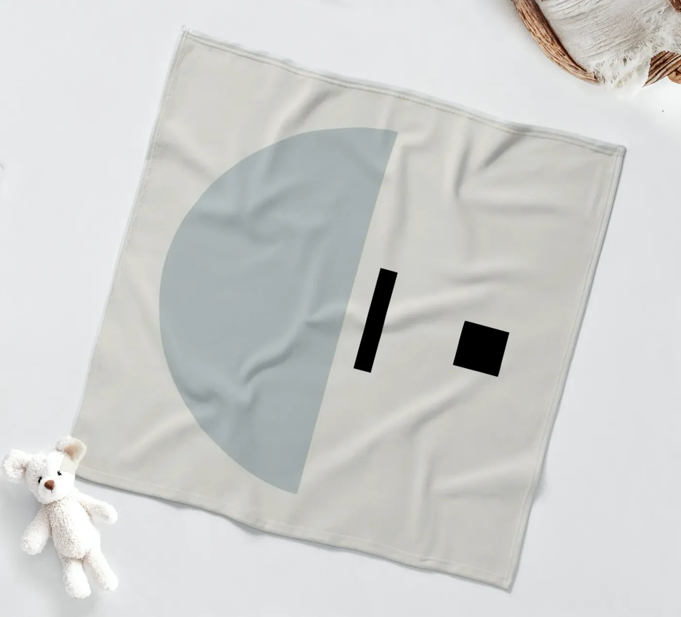 Communicate II fleece blanket by Rose Beck Art