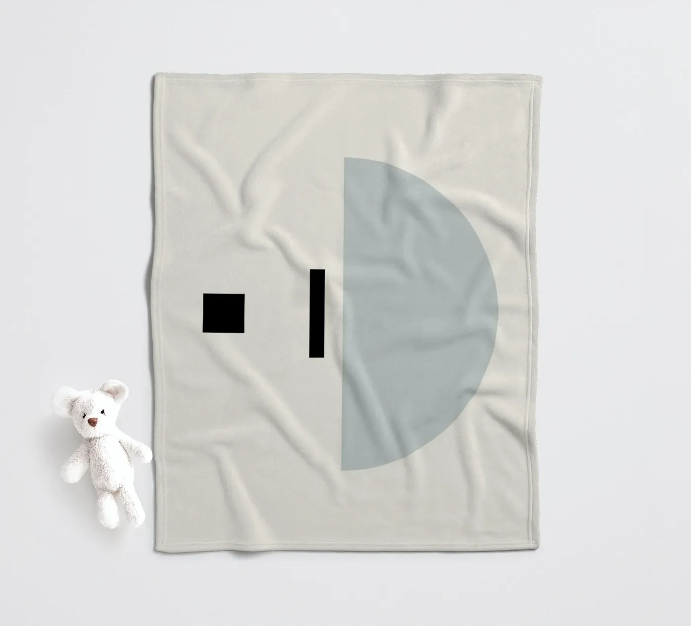 Communicate II fleece blanket by Rose Beck Art
