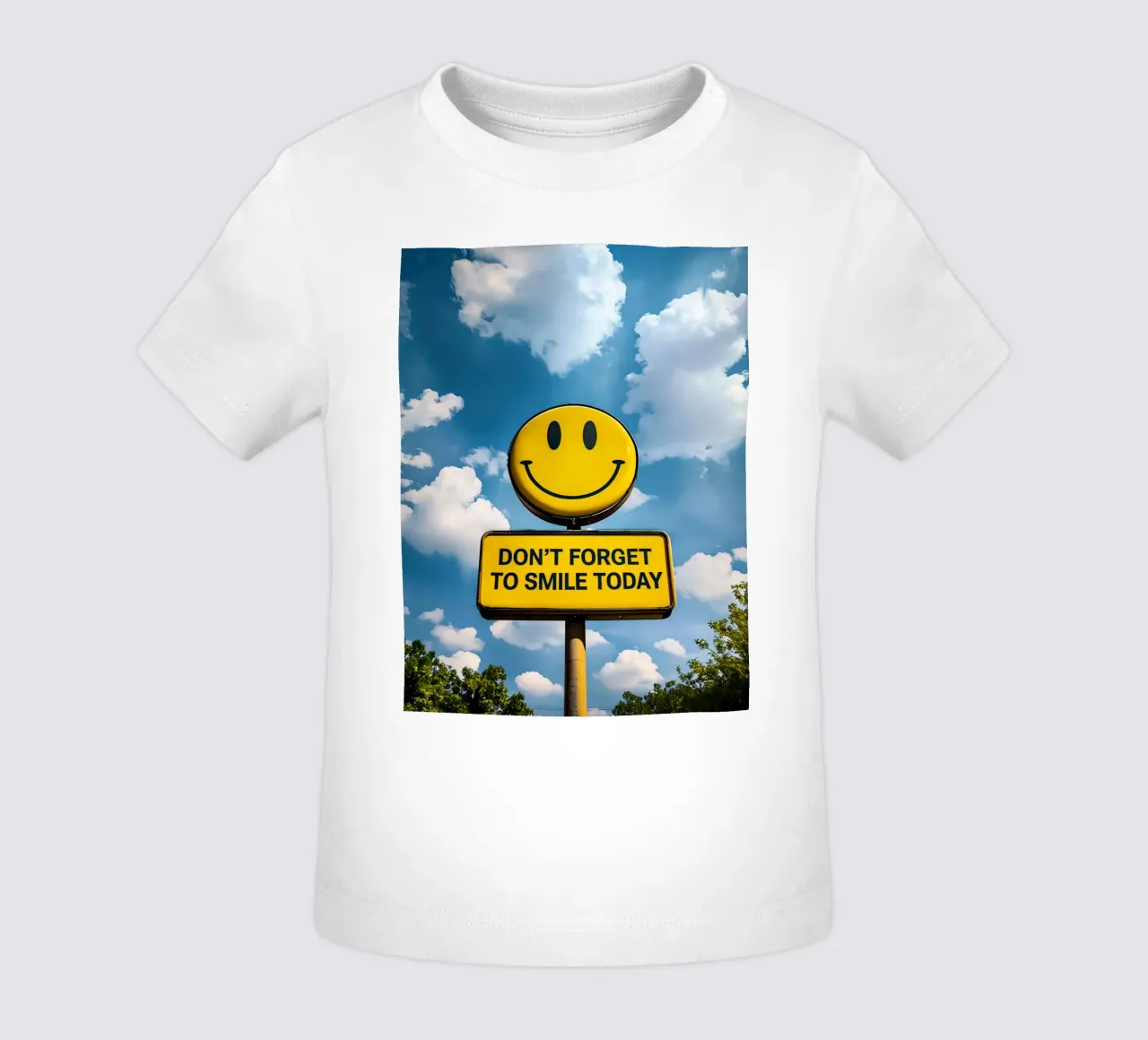 Non dimenticate di sorridere oggi maglietta neonato da 🥝 KIWI STORE