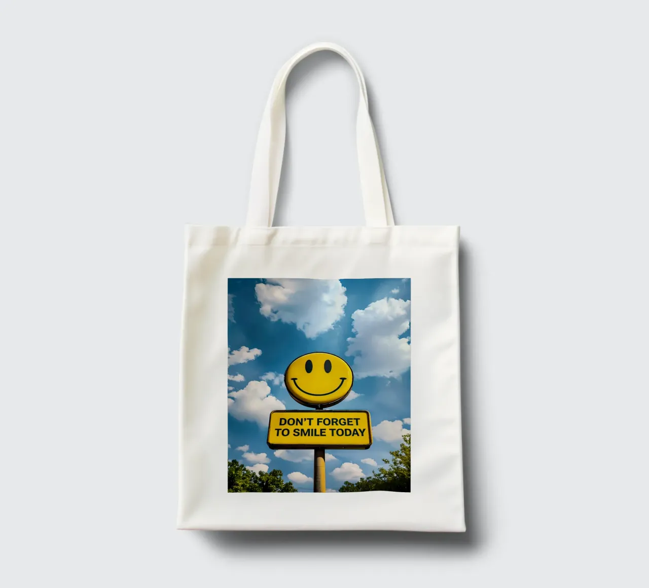 Non dimenticate di sorridere oggi borsa in juta da 🥝 KIWI STORE