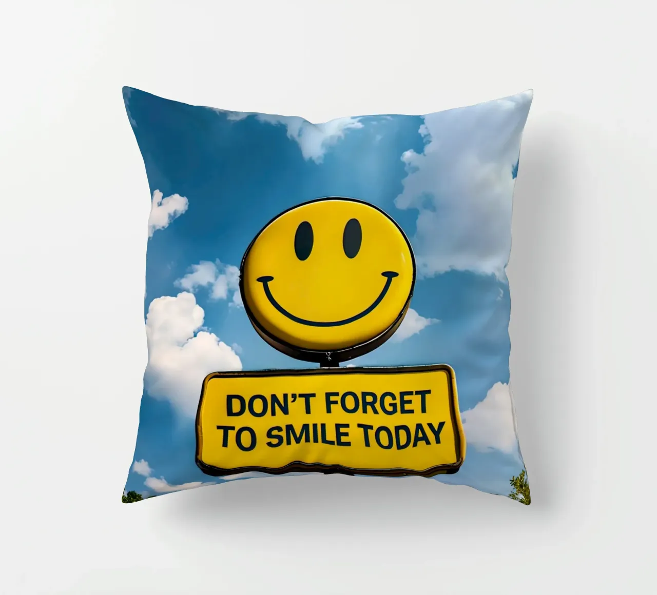 Non dimenticate di sorridere oggi cuscino da 🥝 KIWI STORE