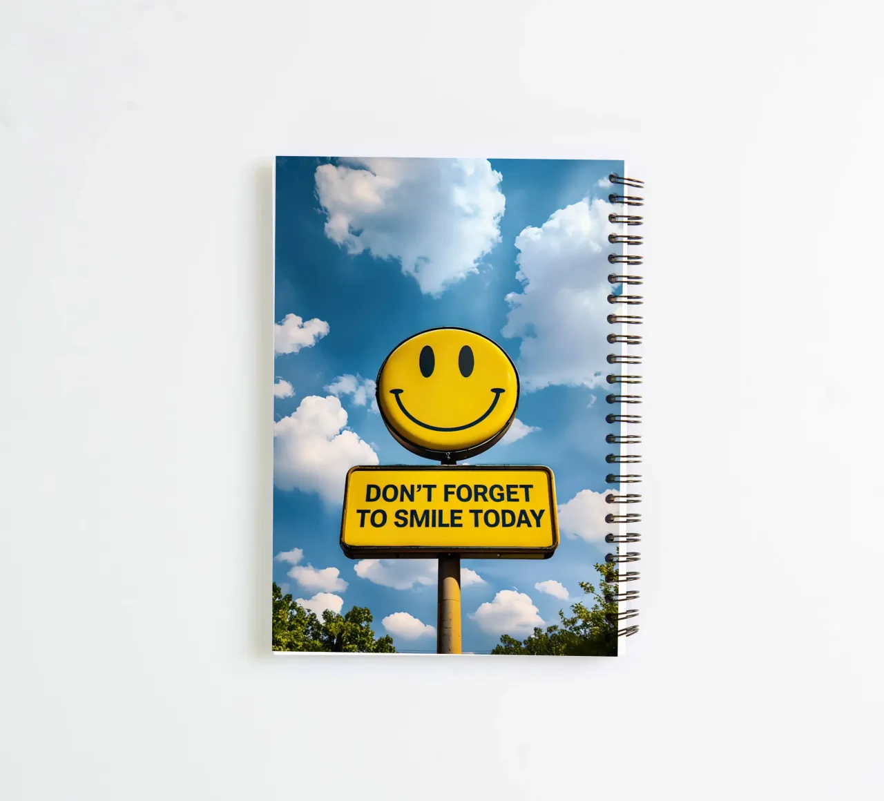 Don't forget to smile today spiral notebook by 🥝 KIWI STORE