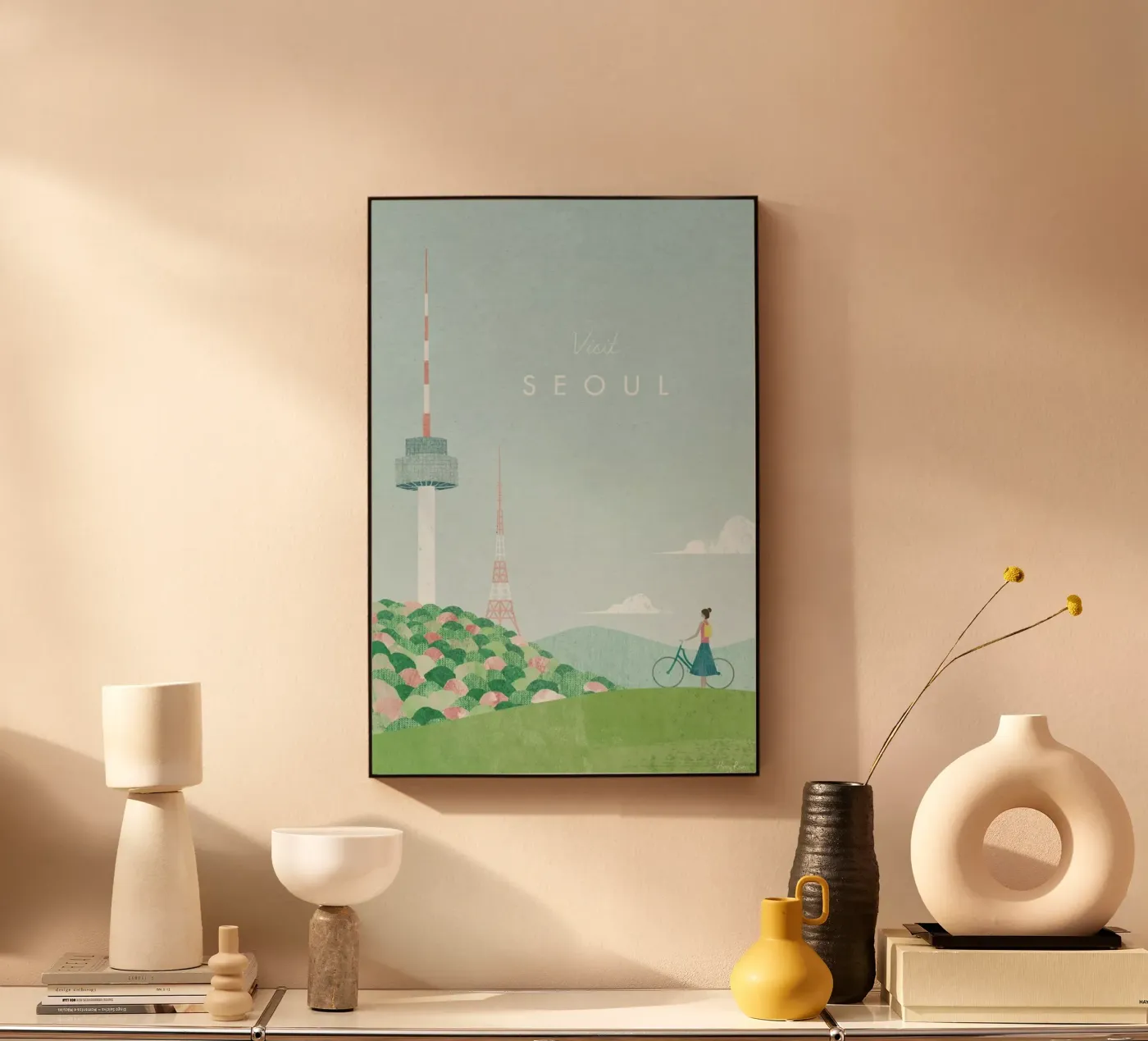 Seoul acryl van Henry Rivers