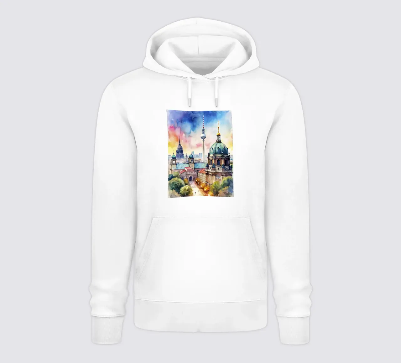 Un disegno di Berlino felpa con cappuccio da 🎁 ARTVI-SHOP