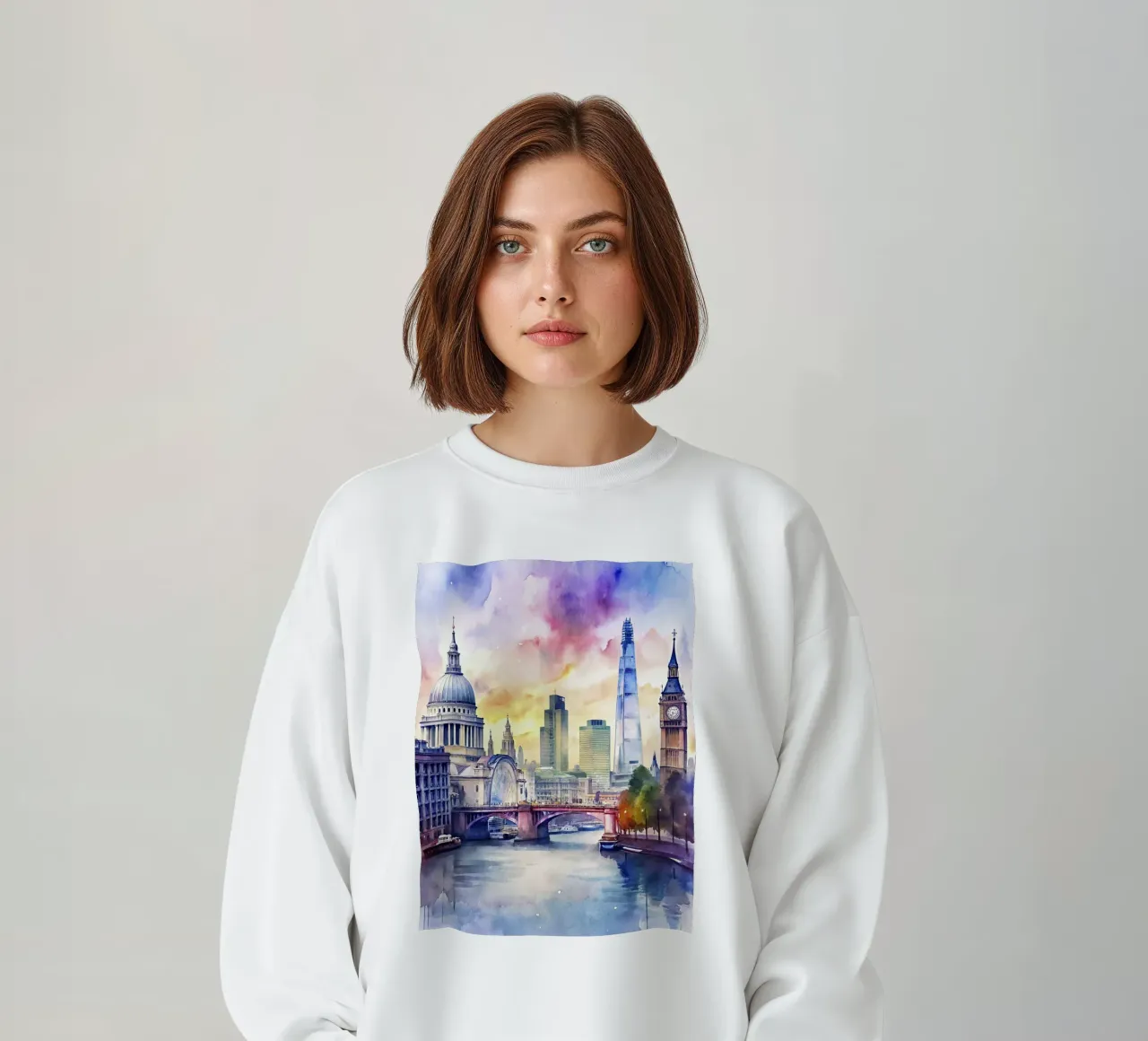 Lo skyline di Londra felpa da 🎁 ARTVI-SHOP
