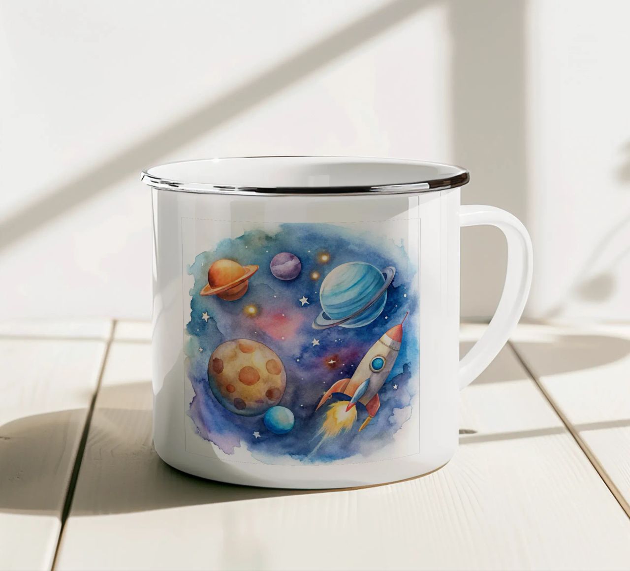 Lo spazio tazza in smalto da ARTVI-SHOP
