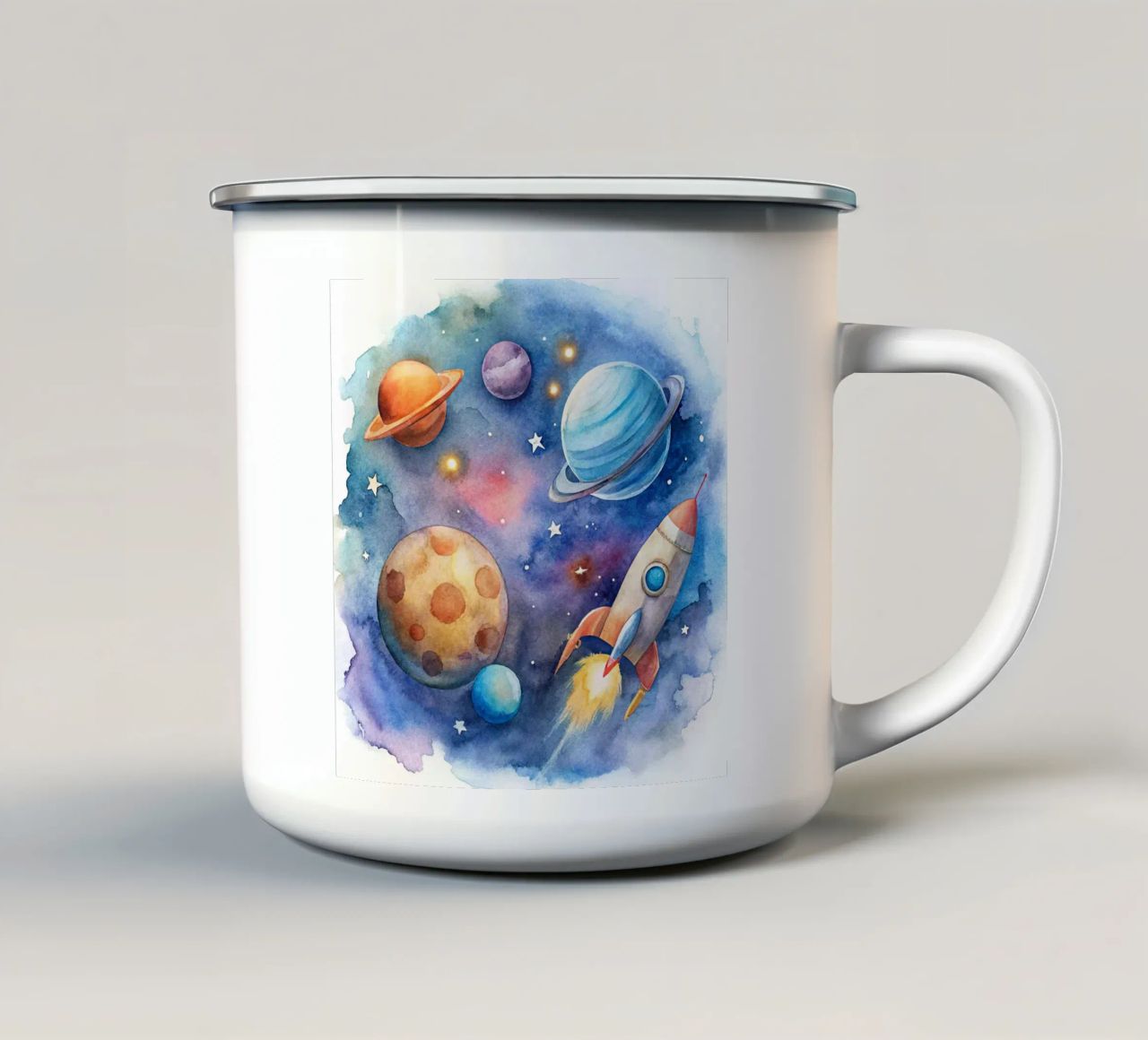 Lo spazio tazza in smalto da ARTVI-SHOP