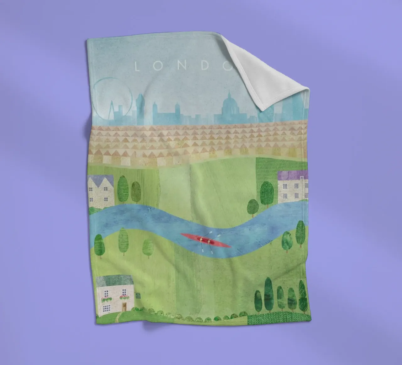 London II coperta in pile da Henry Rivers
