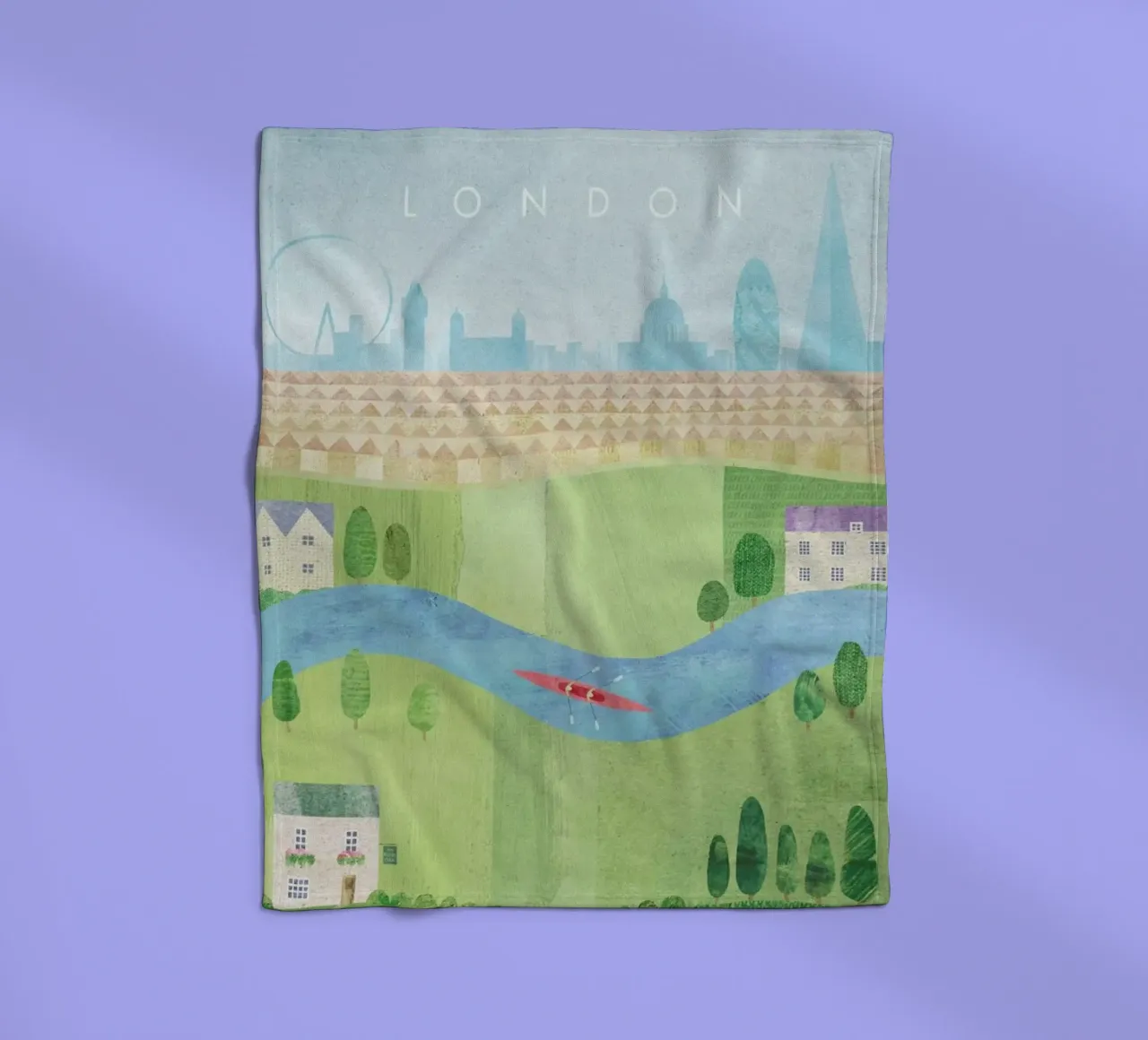 London II coperta in pile da Henry Rivers
