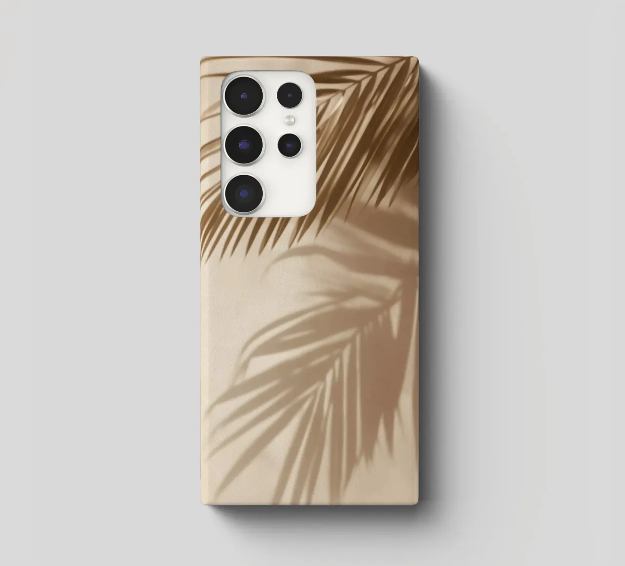 Palmblad schaduwen samsung hoesje van Indigo Tides Art