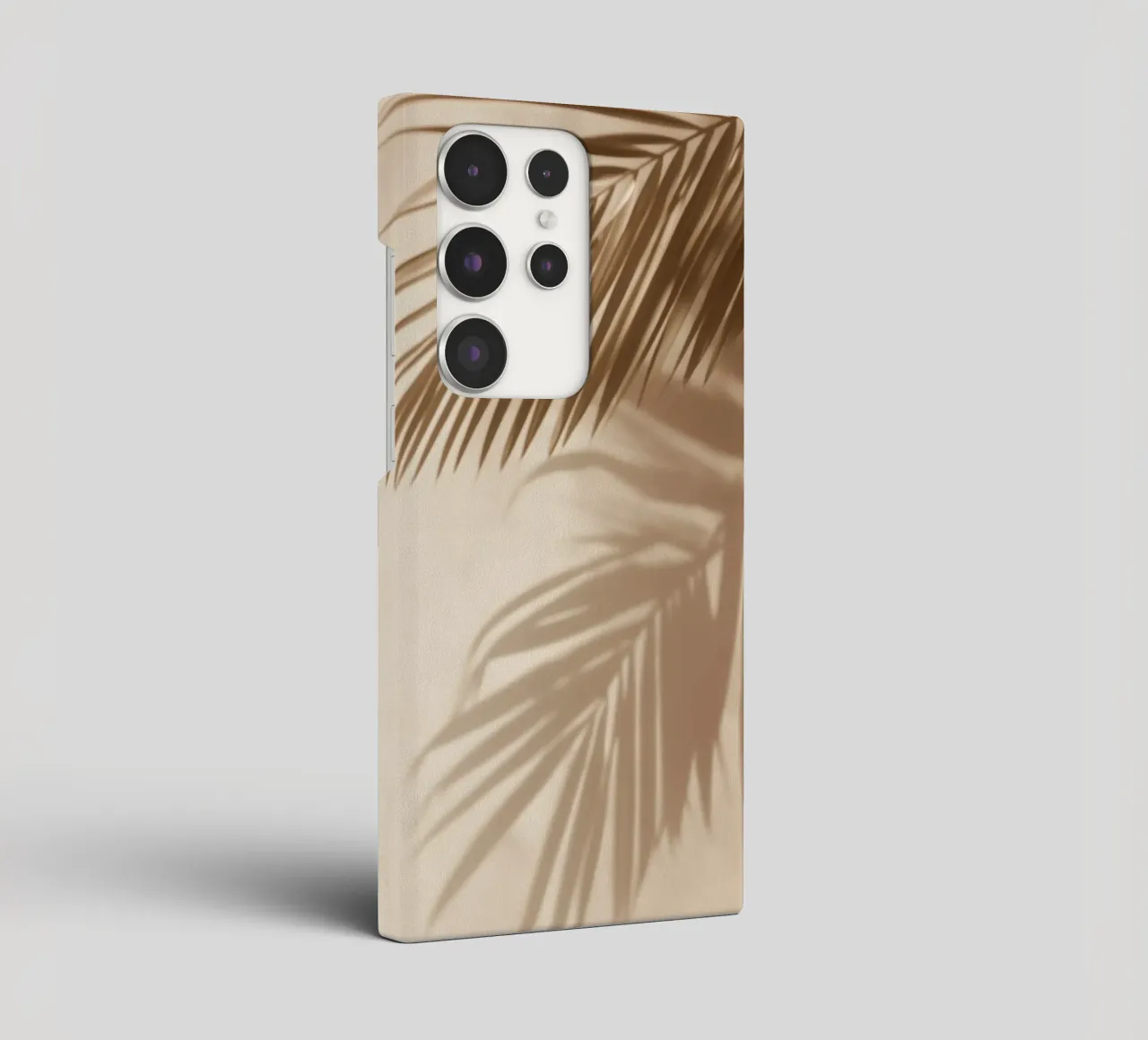 Palmblad schaduwen samsung hoesje van Indigo Tides Art