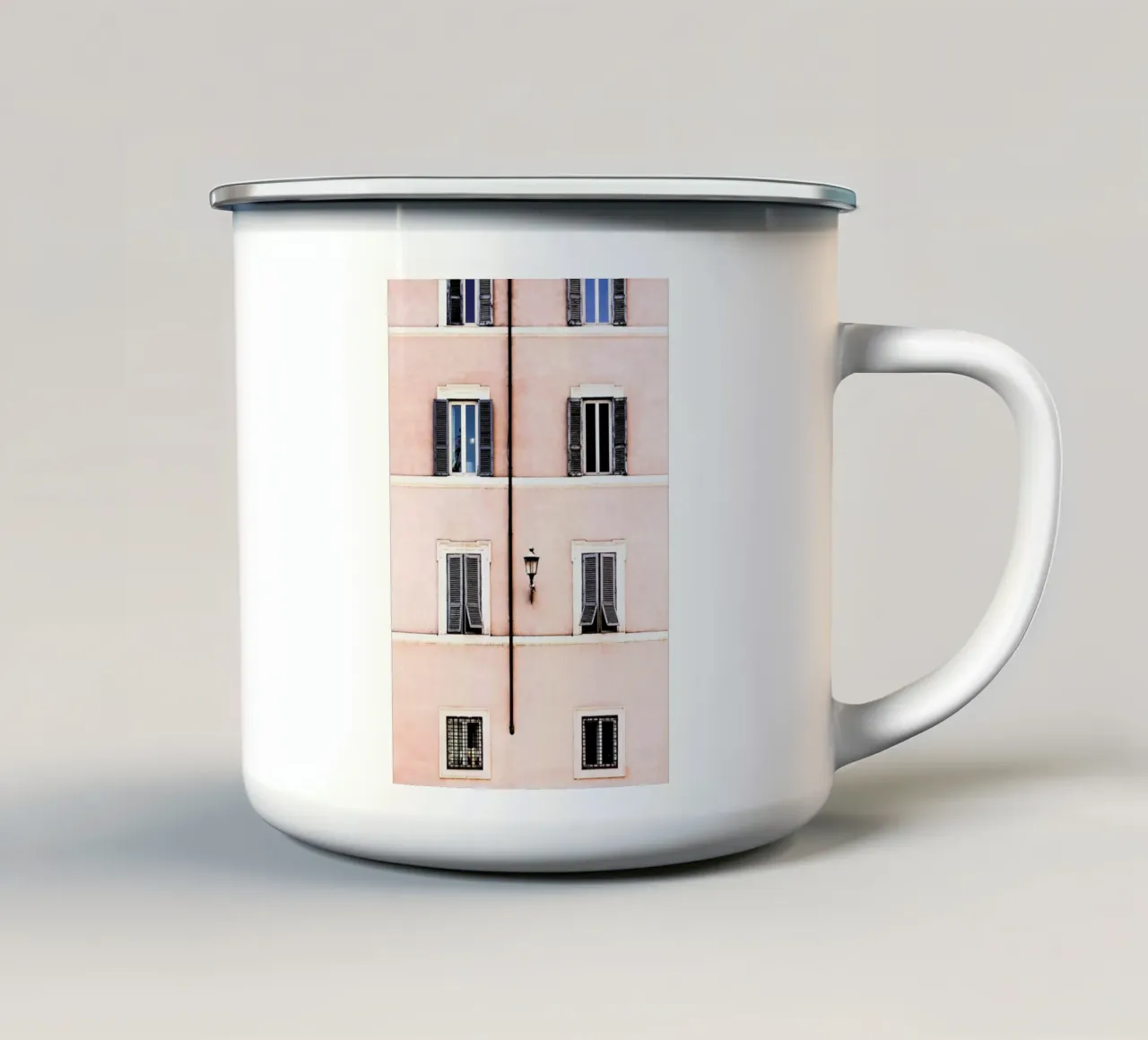 Pastel Facade tazza in smalto da METROPOLIS