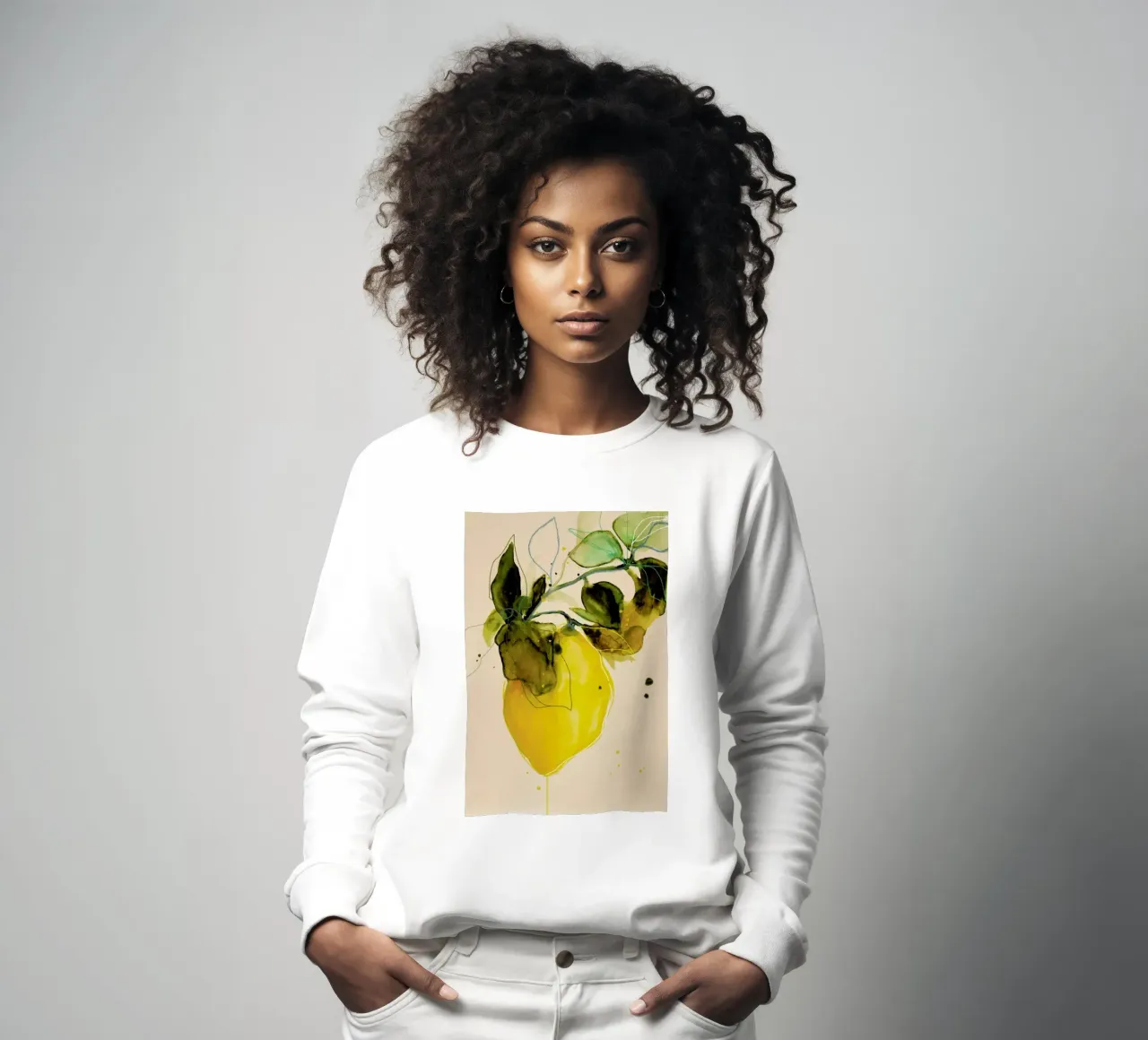 Lemonstudy 03 Sweatshirt von Leigh Viner