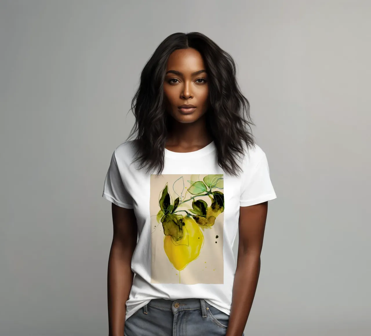 Lemonstudy 03 t-shirt da donna da Leigh Viner