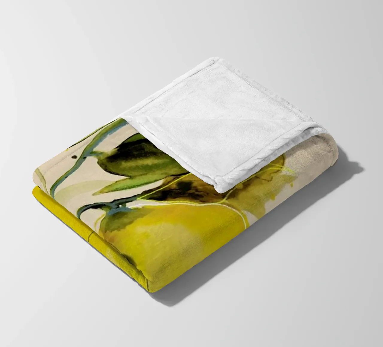 Lemonstudy 03 fleecedeken van Leigh Viner