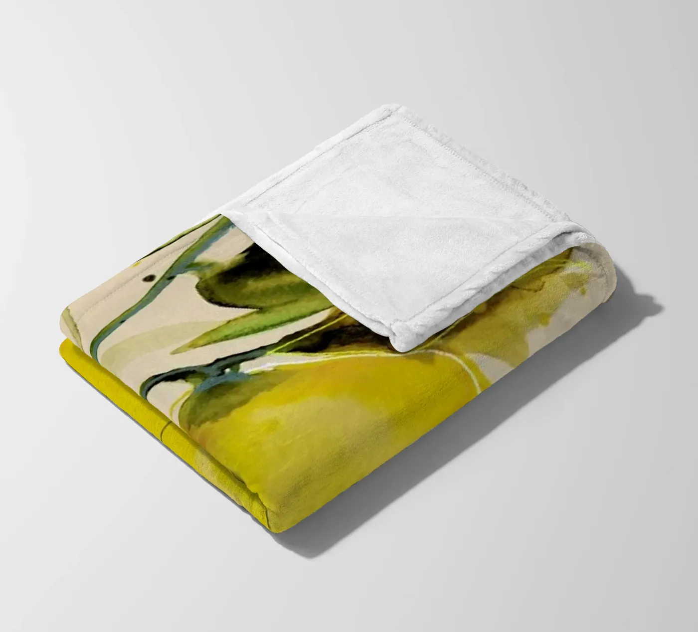 Lemonstudy 03 Fleecedecke von Leigh Viner
