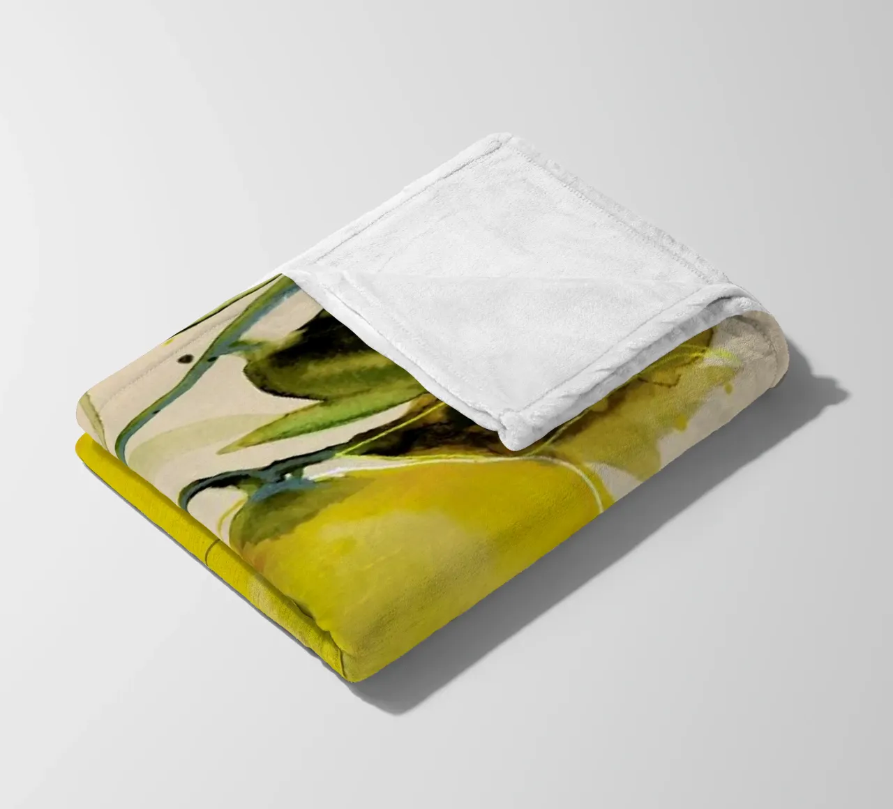 Lemonstudy 03 fleece blanket by Leigh Viner