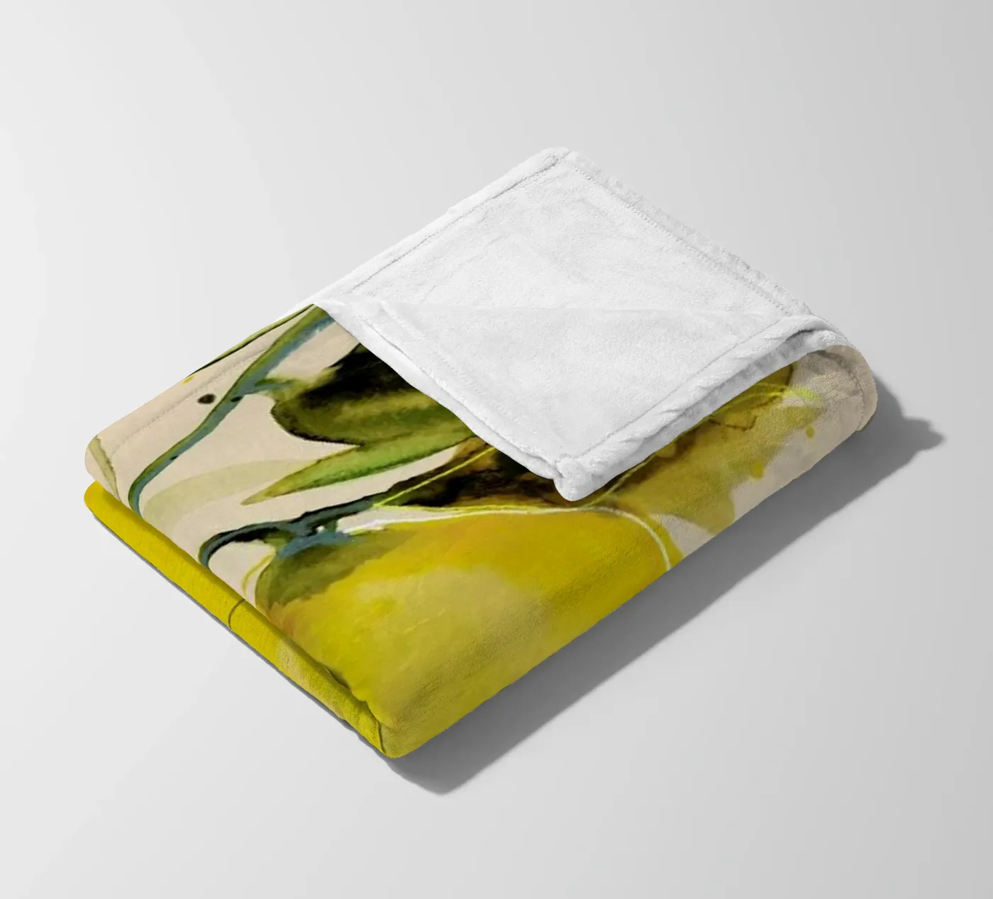 Lemonstudy 03 Fleecedecke von Leigh Viner
